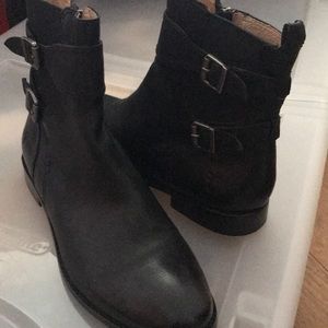 Frye black booties